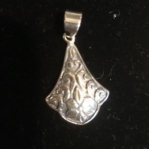 Vintage Solid sterling silver pendant 925